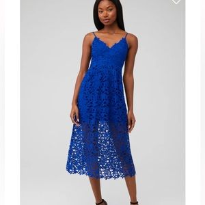 ASTR Lace A Line Midi Dress